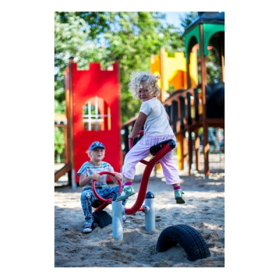 Wippe gebogen groß für Spielplatz und Kindergarten