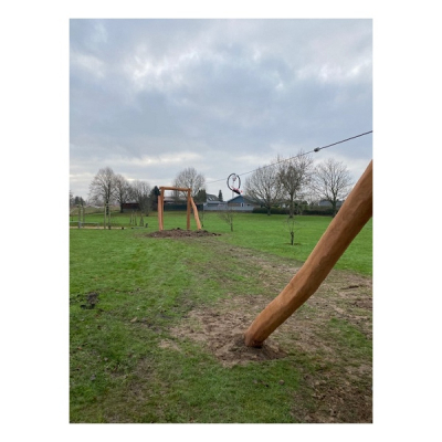 Robinia Seilbahn für den Spielplatz