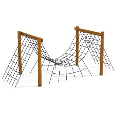 Netz-Klettergerüst Bergspitzen für Spielplatz und Kindergarten
